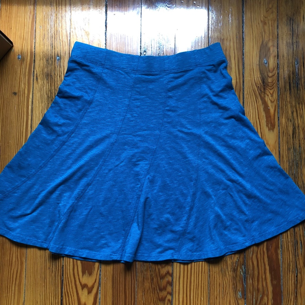 Toad & Co Chachacha Turquoise Skirt, Size Small